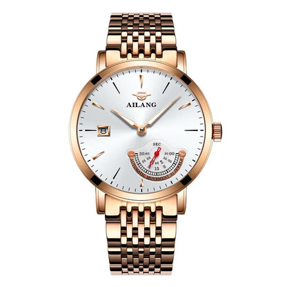 AILANG Gentleman watch expensive mechanical man Minimalist style watch stainless steel automatic clock diver watches men