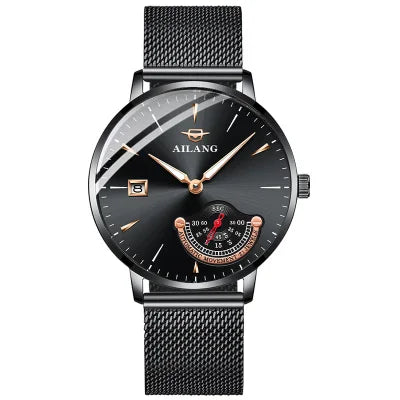 AILANG Gentleman watch expensive mechanical man Minimalist style watch stainless steel automatic clock diver watches men