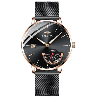 AILANG Gentleman watch expensive mechanical man Minimalist style watch stainless steel automatic clock diver watches men