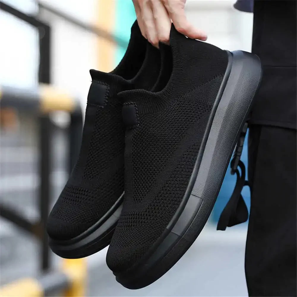 Plataform Light Weight Blue Sneakers Casual Sports Boot Man Gold Shoes Outing Second Hand Lofer Excercise News Loafers