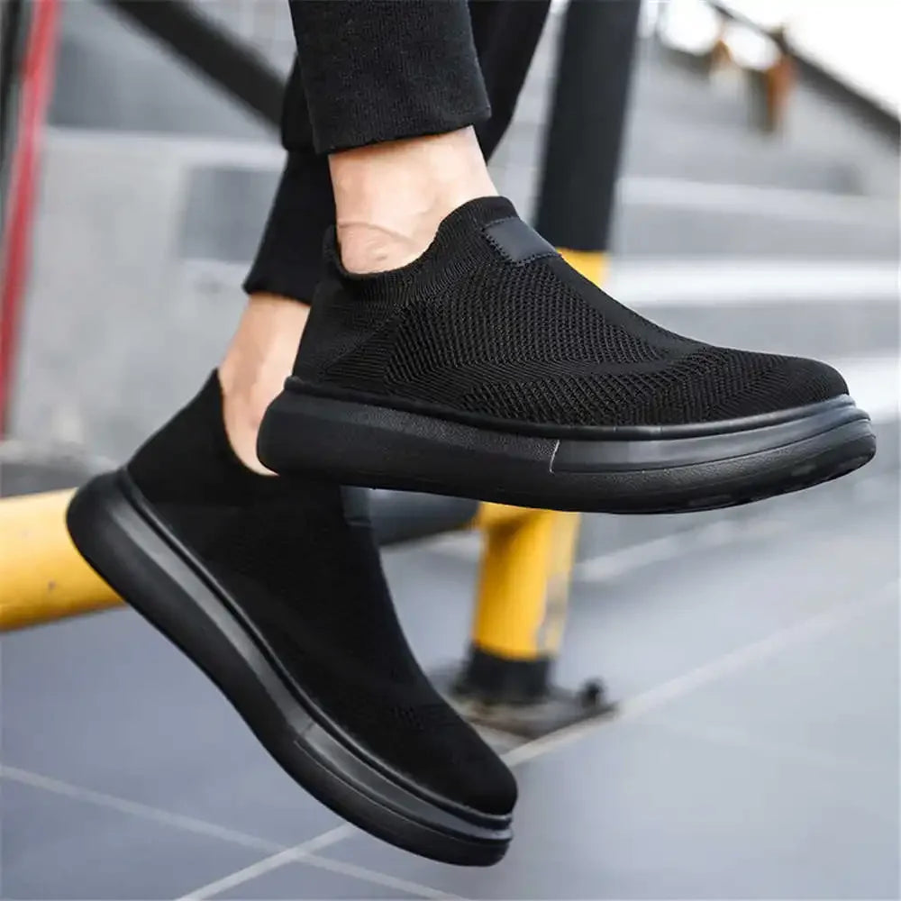 Plataform Light Weight Blue Sneakers Casual Sports Boot Man Gold Shoes Outing Second Hand Lofer Excercise News Loafers